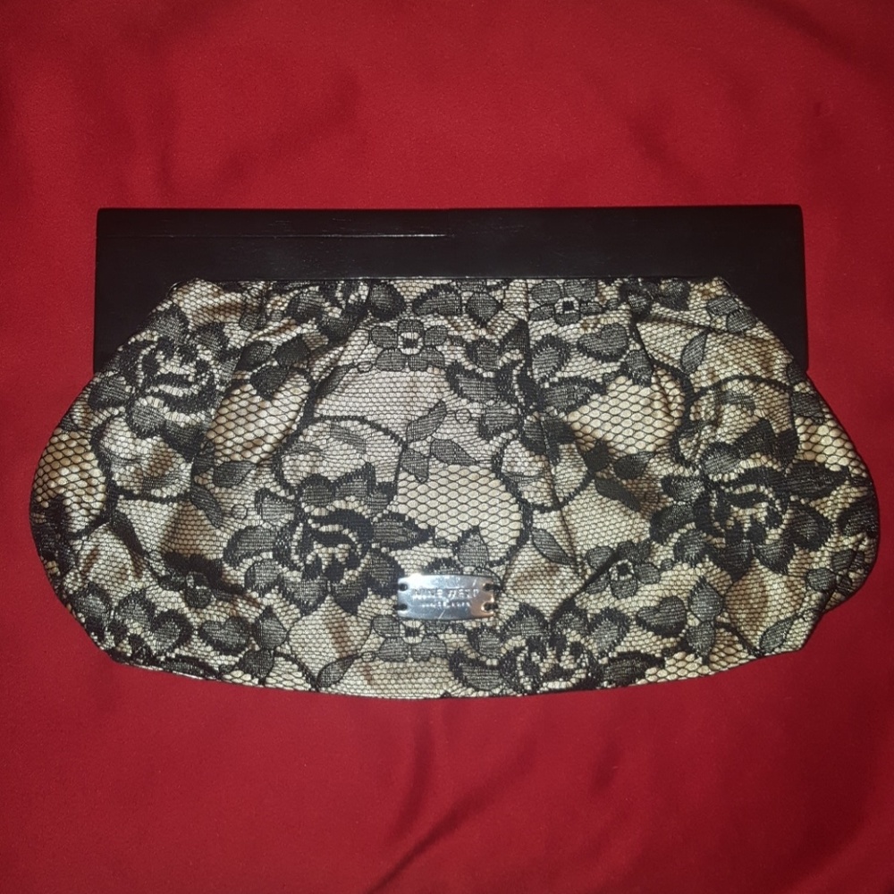 Lace Detail Clutch Nine West